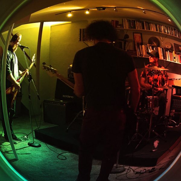 Hurts to Laugh at home.  Photo by Skipp Frazier